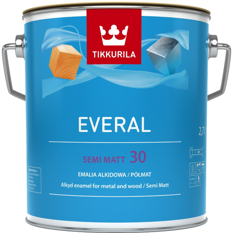 TIKKURILA Everal Semi Matt [30] BA 0,45L