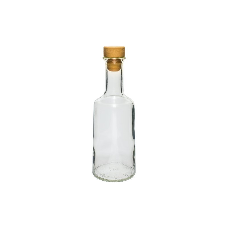 BROWIN Butelka 250ml Rosa-korek,biała  