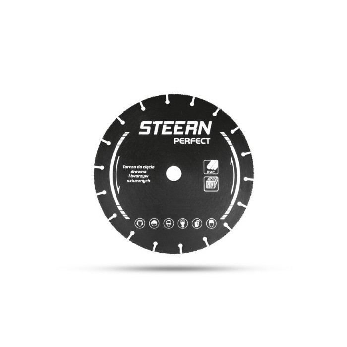 STEERN DREWNO/PLASTIK TARCZA  125 MM 