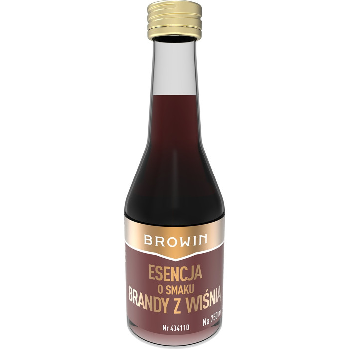 Esencja smakowa - Likier Brandy z  wiśnią na 0,75L alk. - 20 ml BROWIN