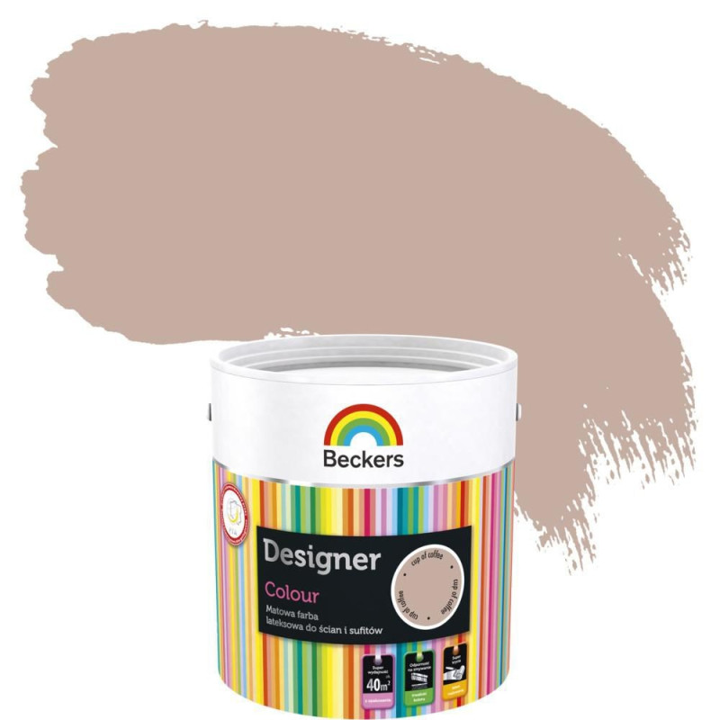 BECKERS DESIGNER COLOUR CUP COFFEE 2,5