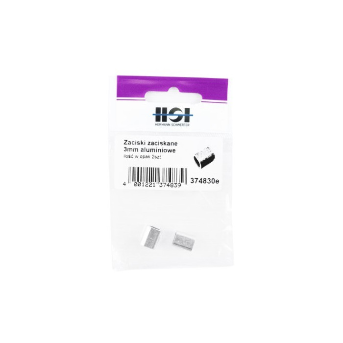 HSI Zaciski aluminiowe zaciskane 3mm 