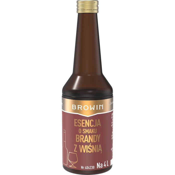 BROWIN Esencja o smaku brandy z wiśnią -  40ml