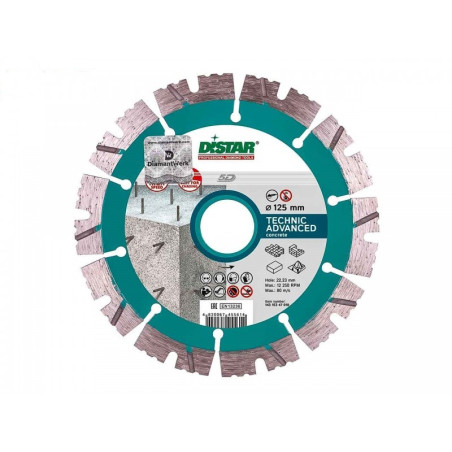 DISTAR TECHNIC ADVANCED 125 MM TARCZA DI AMENTOWA 1A1RSS/C3-H 125X2,2/1,4X11X22,23-10