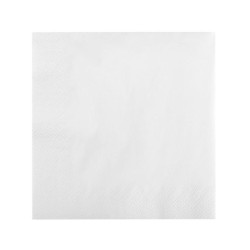 RAVI Serwetki jednokolorowe Elegance białe
