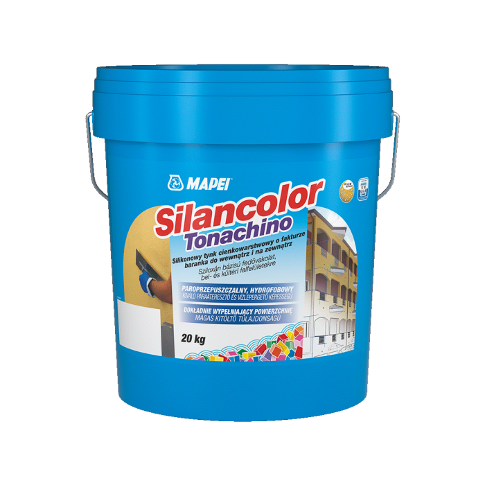 TYNK SILIKONOWY SILANCOLOR TONACHINO T 1,5MM BAZA 20KG MAPEI