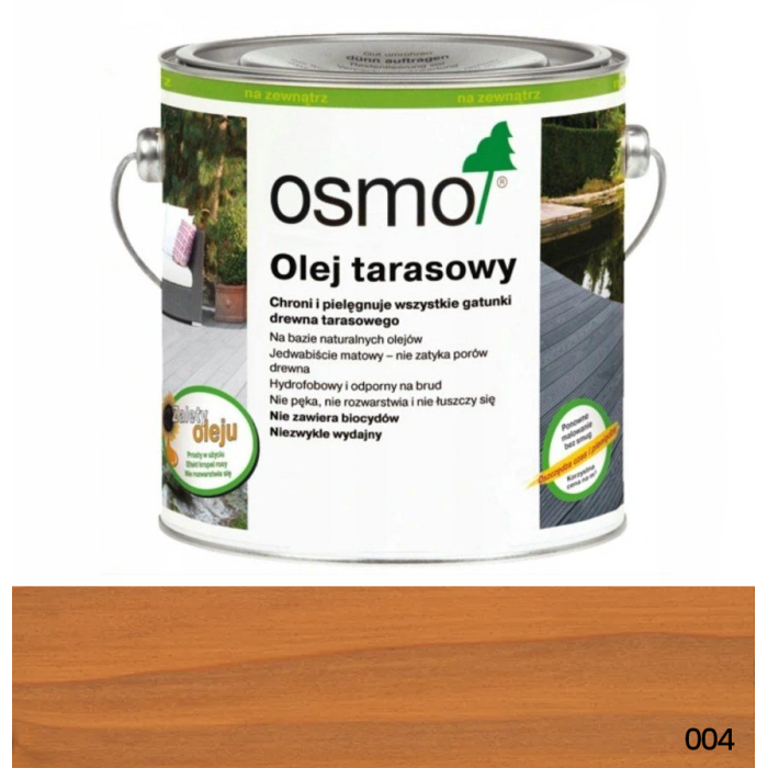 OLEJ TARASOWY OSMO - KOLOR DAGLEZJA 004 - 0,75L