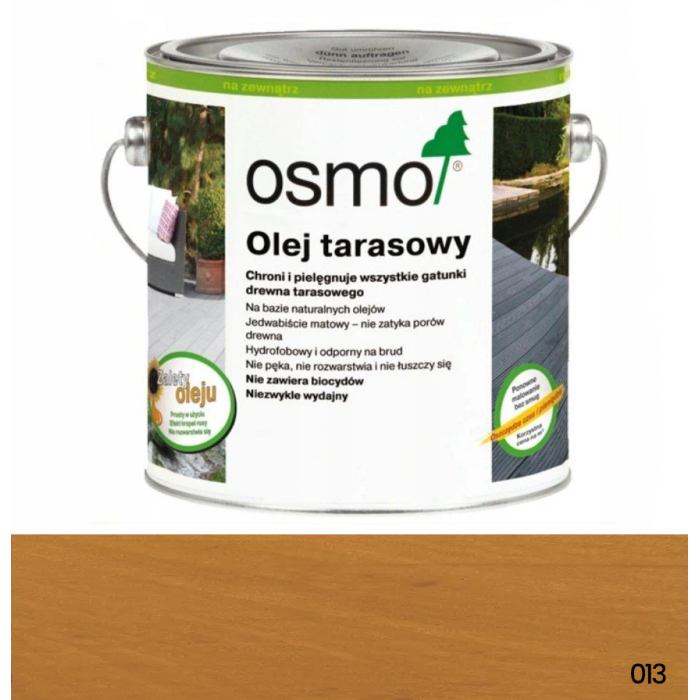 OLEJ TARASOWY OSMO - KOLOR GARAPA 013 - 0,75L