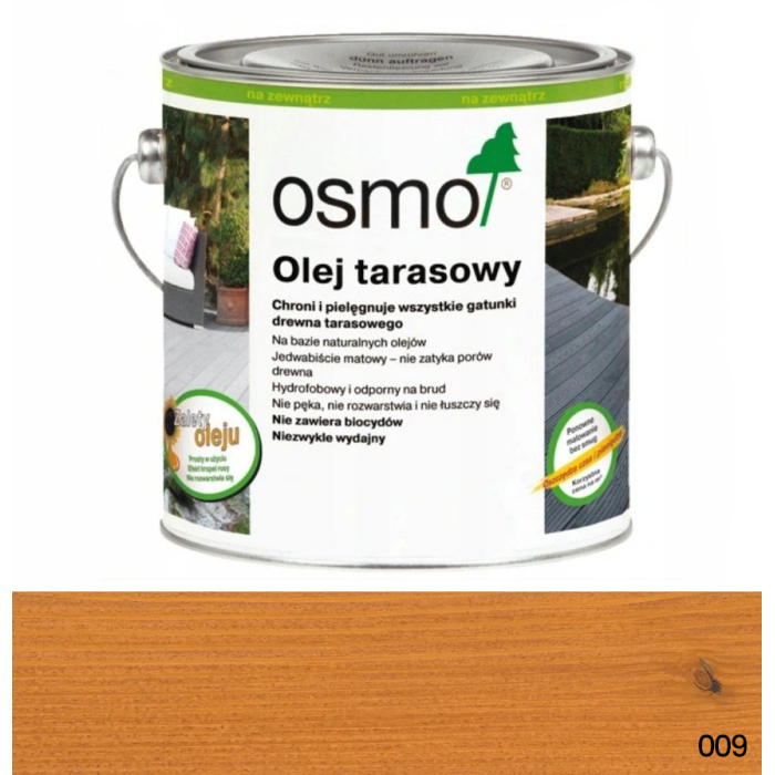 OLEJ TARASOWY OSMO - KOLOR MODRZEW 009 - 0,75L