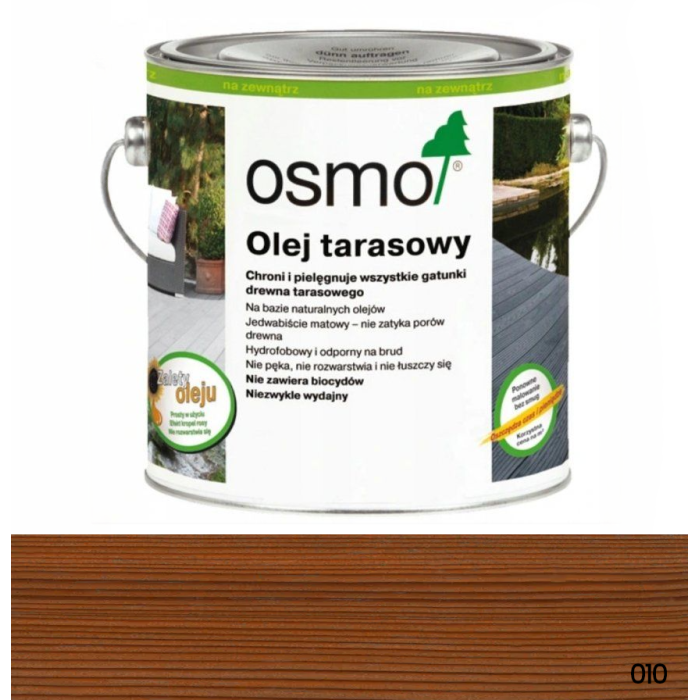 OLEJ TARASOWY OSMO - KOLOR TERMODREWNO 010 - 0,75L