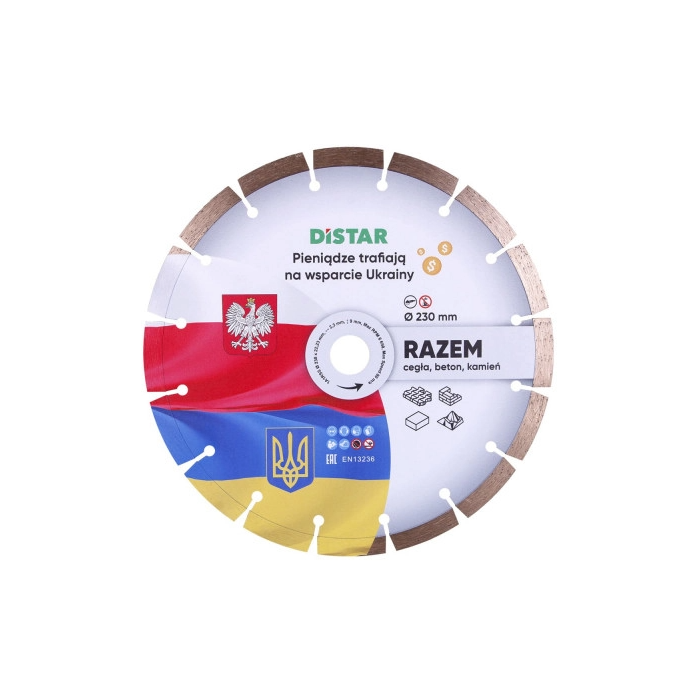 DISTAR TARCZA DIAMENTOWA DO BETONU RAZEM 230MM