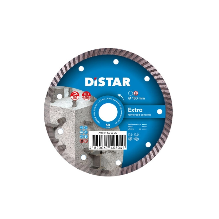 DISTAR TURBO TARCZA DIAMENTOWA DO BETONU EXTRA 150MM