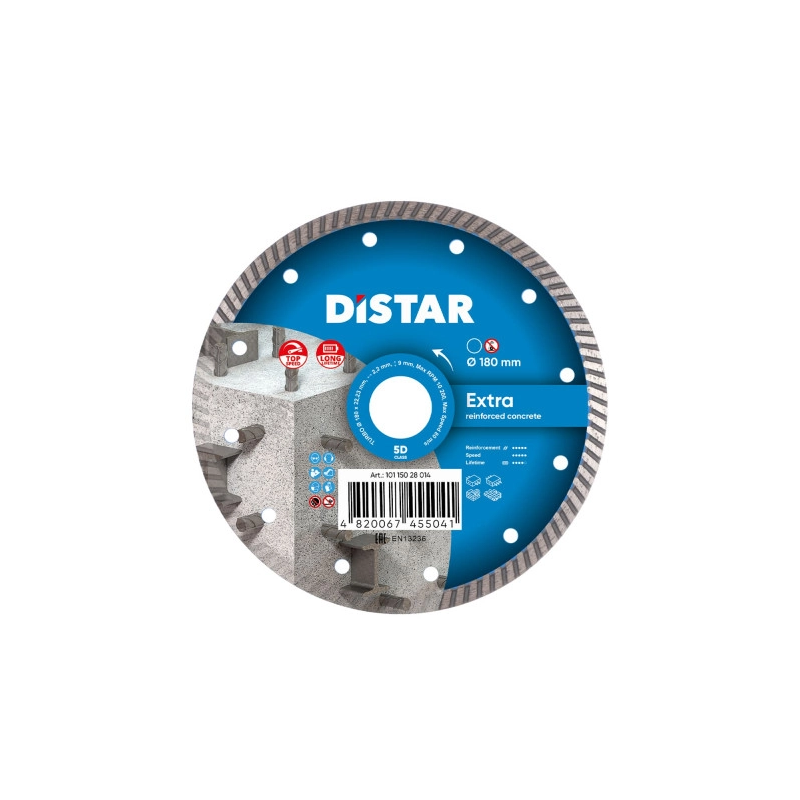 DISTAR TURBO TARCZA DIAMENTOWA DO BETONU EXTRA 180MM