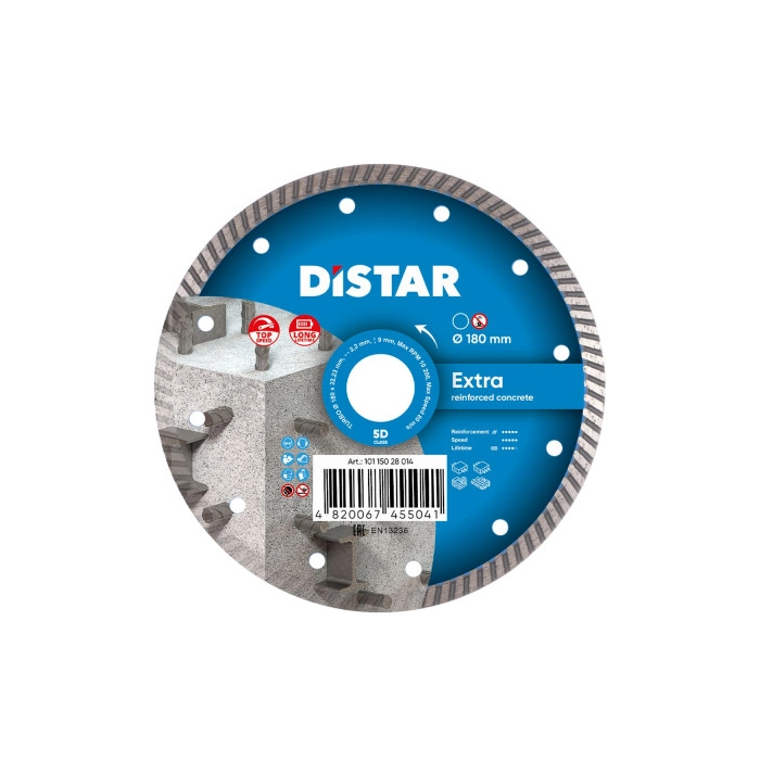 DISTAR TURBO TARCZA DIAMENTOWA DO BETONU EXTRA 180MM