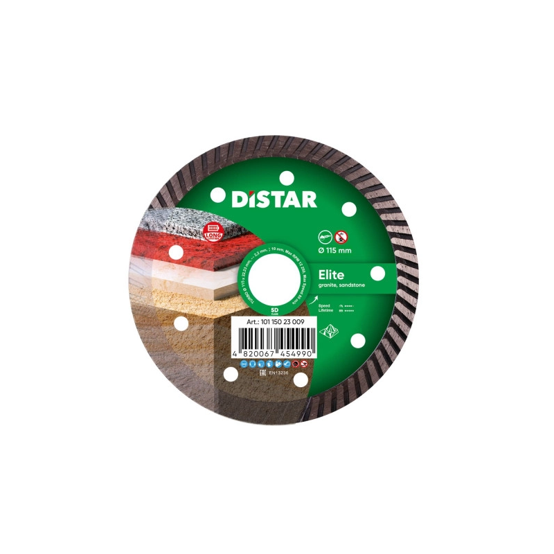 DISTAR TURBO TARCZA DIAMENTOWA DO BETONU ELITE 115MM