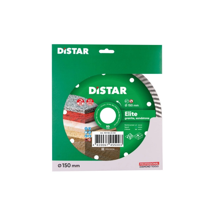 DISTAR TURBO TARCZA DIAMENTOWA DO BETONU ELITE 150MM