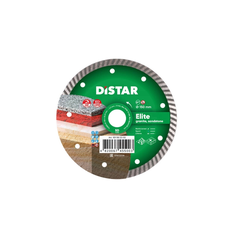 DISTAR TURBO TARCZA DIAMENTOWA DO BETONU ELITE 150MM