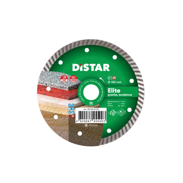 DISTAR TURBO TARCZA DIAMENTOWA DO BETONU ELITE 150MM