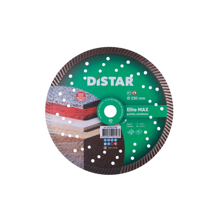 DISTAR TURBO TARCZA DIAMENTOWA DO BETONU ELITE MAX 232MM