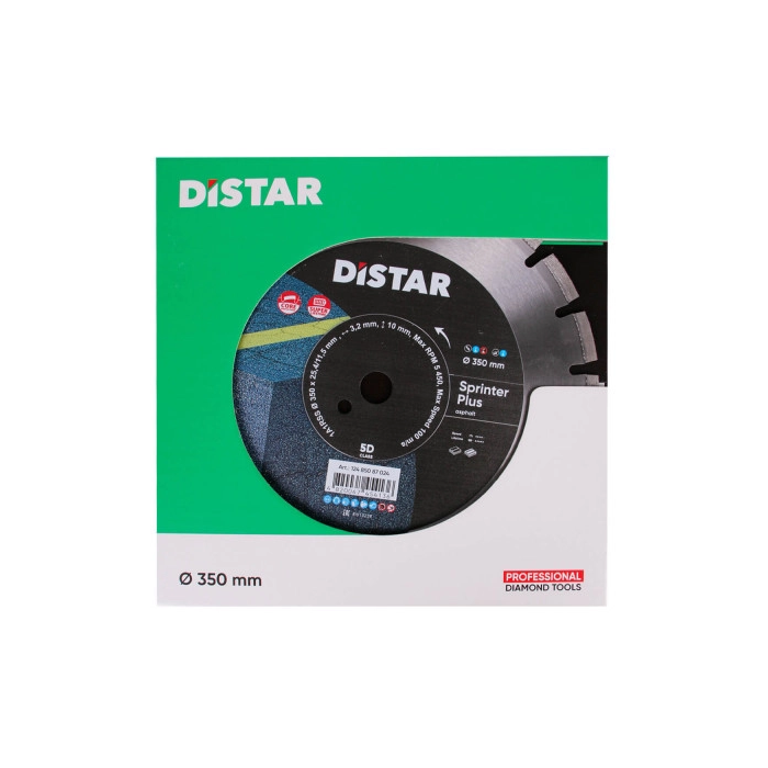 DISTAR TARCZA DIAMENTOWA DO BETONU SPRINTER PLUS 350X25.4MM