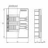 ELEKTRO-PLAST Rozdzielnica podtynkowa SRp-2x18 (36) (N+PE)