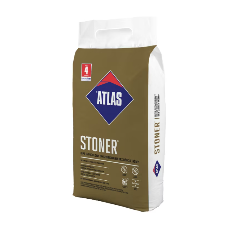 GIPS SZPACHLOWY DO SPOINOWANIA 5 KG ATLAS STONER