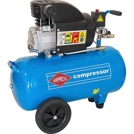 AIRPRESS Kompresor olejowy HL275-50 50l   8bar 2000W 275l/min - 36856