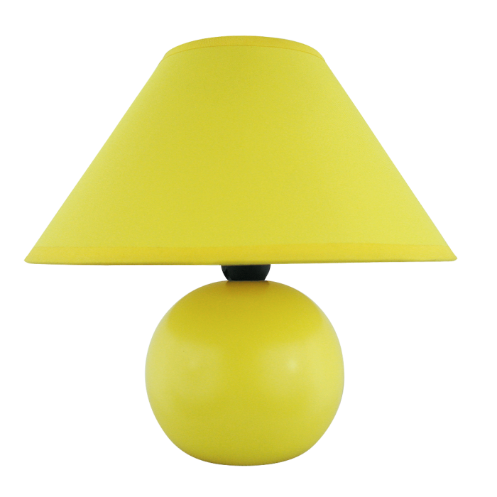 RABALUX 4905 Lampka ceramiczna Ariel E14 /40W żół | ta