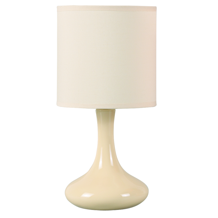 RABALUX 4241 Lampka stołowa Bombai ceram iczna E1 | 4/40W biała