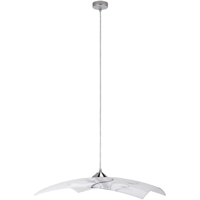 RABALUX 3694 Lampa wisząca Elina E27/1x6 0W 400mm |  czarno-biały