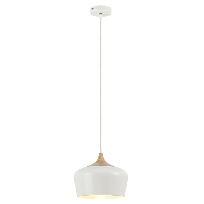 RABALUX 2563 Lampa wisząca Sadie E-27 60 W, biały, buk